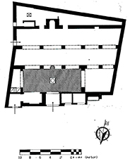 الشكل (9):جامع الشرابليين، مسقط أفقي